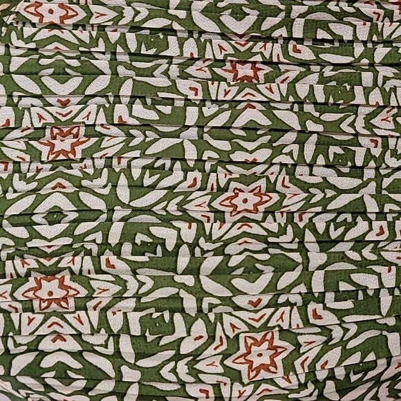 Vintage Robbie Bee Tiered Floral Maxi Dress Size 8 Green Boho Forest Fairy Flowy - Picture 5 of 13